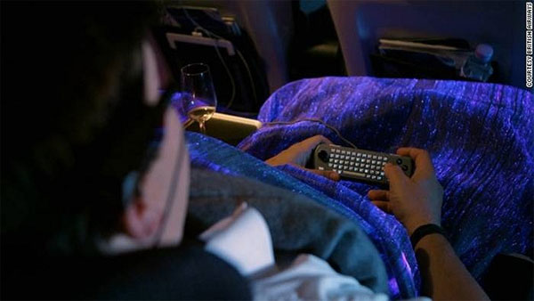 Trải nghiệm chăn siêu thông minh trên máy bay