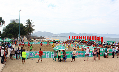 Những dấu ấn tại giải bóng ném bãi biển