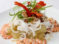 Gỏi bưởi hương dừa