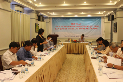 Hội thảo góp ý dự thảo lần 3 Nghị định quy định lập, quản lý hành lang bảo vệ nguồn nước