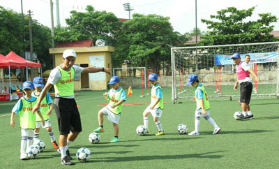 Hứng thú mô hình đào tạo bóng đá trẻ kiểu Nhật Bản