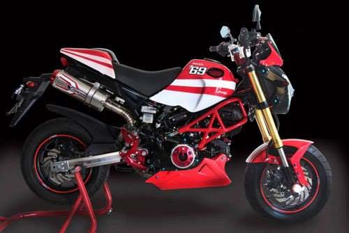 Honda Grom biến thành Ducati