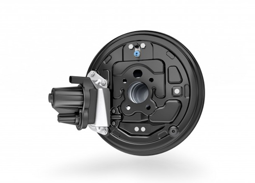 Cơ cấu phanh đỗ điện tử nhỏ gọn.