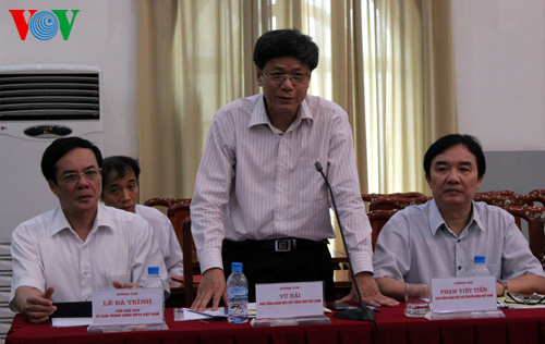 Ông Vũ Hải - Phó Tổng Giám đốc Đài TNVN tham dự buổi sơ kết