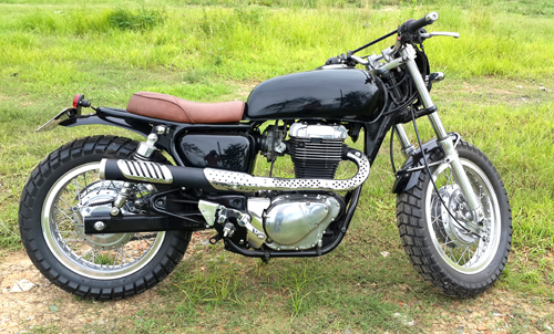 Suzuki ST400 scrambler - kiểu độ mới lạ ở Việt Nam