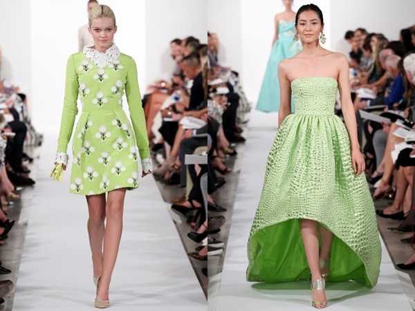 Thời trang hơn với gam màu xanh lá