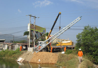 Dự án mở rộng Quốc lộ 1A: Hoàn thành di dời lưới điện