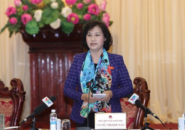 Phó Chủ tịch Quốc hội Nguyễn Thị Kim Ngân (Ảnh:TTXVN)