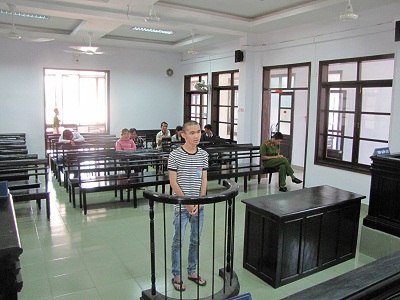 Quang cảnh phiên xử.