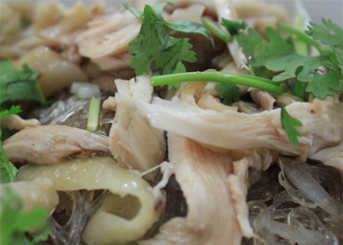 Miến trộn gà ngon