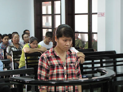 Bị cáo Lê Thị Minh Trang