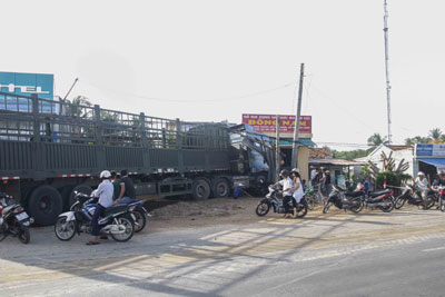 Hiện trường vụ tai nạn