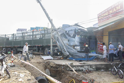 Hiện trường vụ tai nạn