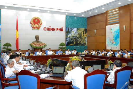 Thông cáo báo chí về phiên họp Chính phủ thường kỳ tháng 8/2014