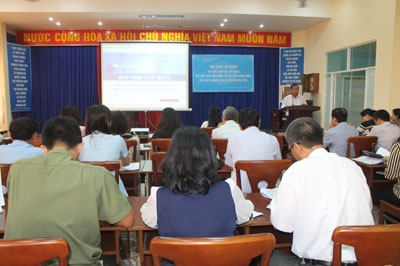 Tập huấn quy chế đánh giá, xếp hạng kết quả thực hiện công tác cải cách hành chính