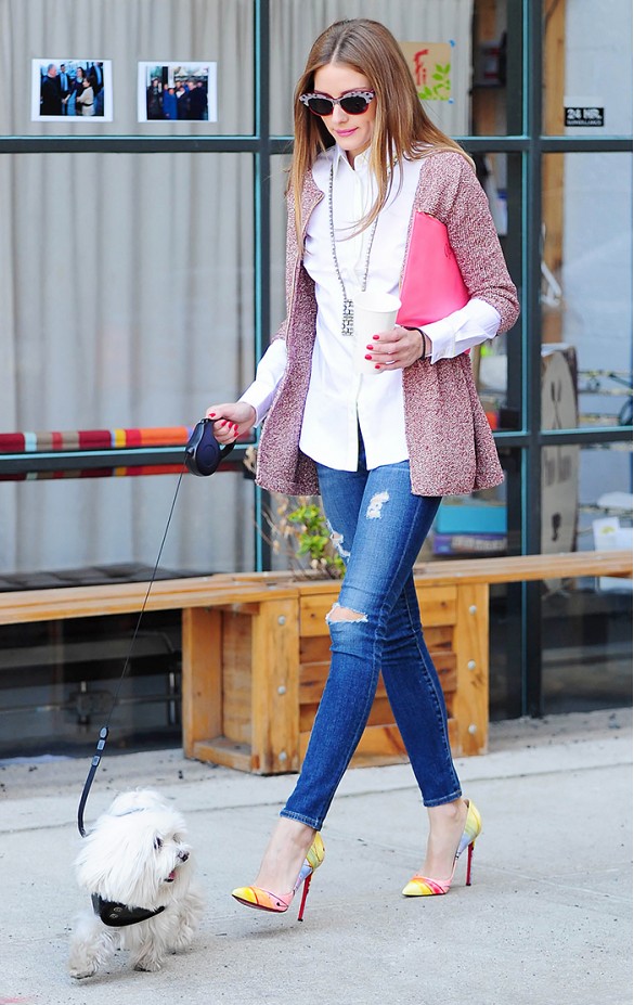 Mặc cardigan ngày thu