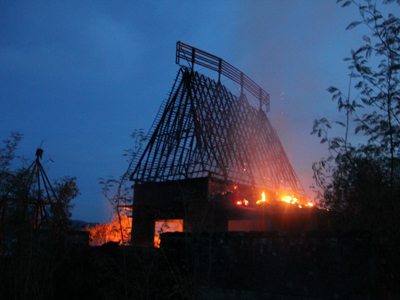 Cháy ở khu dự án du lịch Rusalka