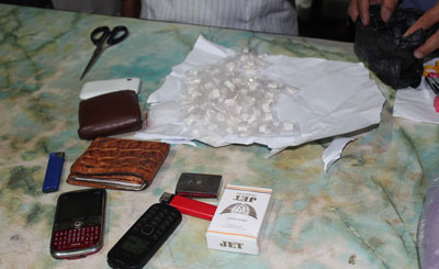 Số lượng ma túy được thu giữ trong chuyên án 822B.