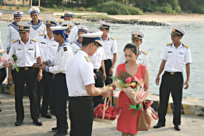 Một cảnh trong phim “Đảo ngọt”.