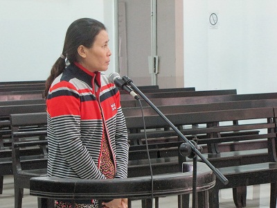 Bị cáo Lê Thị Thanh Nga