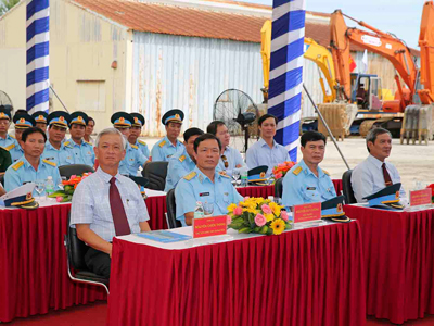 Khởi công dự án xây dựng doanh trại, cơ sở hạ tầng kỹ thuật