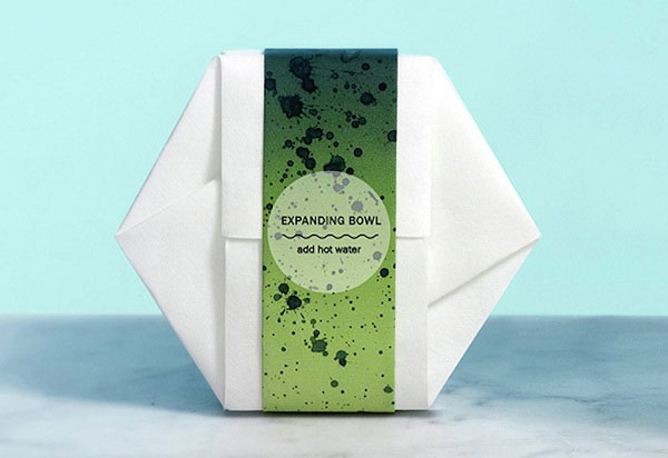 Túi đựng thực phẩm có thể tự hủy và tự nấu