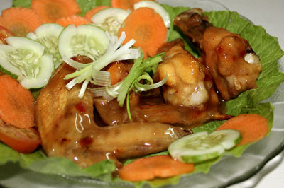 Cánh gà xốt chua ngọt