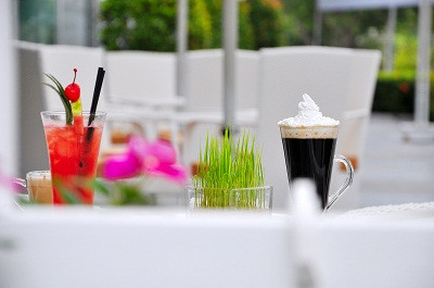 Café Terrace có nhiều thức uống ngon và lạ