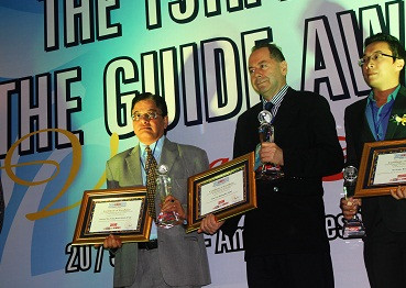 Các đơn vị du lịch được vinh danh tại The Guide Awards lần thứ 15. (ảnh K.V.T)