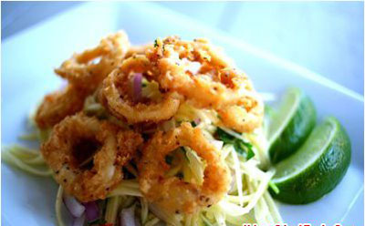 Gỏi xoài chua ngọt