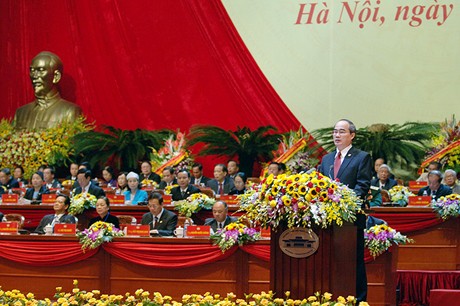 Chủ tịch UBTƯMTTQ Việt Nam Nguyễn Thiện Nhân phát biểu khai mạc. Ảnh: VGP/Nhật Bắc