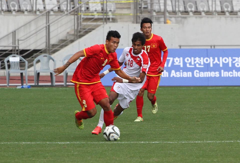 Olympic Việt Nam thua Olympic UAE 1-3