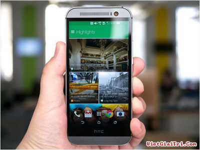  One M8 là một trong những “siêu phẩm” được đầu tư công phu của HTC