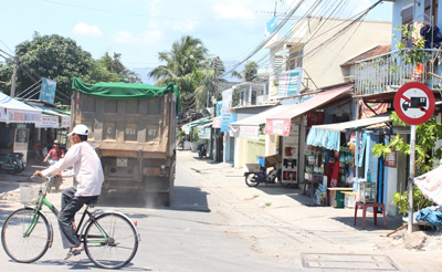 Ẩn họa trên đường Vĩnh Thái