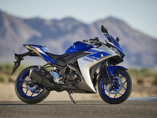 YZF-R3 có thiết kế giống hệt với R25 ra mắt trước đó.