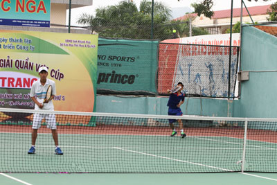 Các vận động viên tranh tài tại giải.