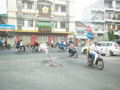 Hố ga bể nắp
