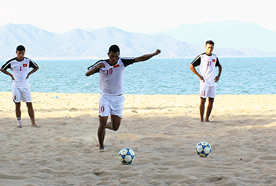 Đội tuyển bóng đá bãi biển Việt Nam lên đường dự giải Đông Nam Á