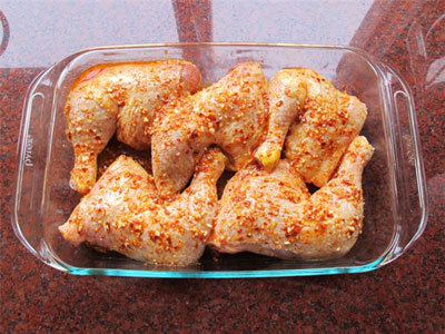 Món gà nướng chanh ớt chua cay