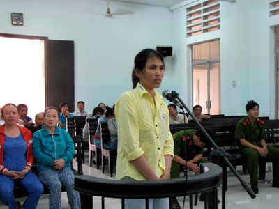 Bị cáo Trần Thị Ngọc Phúc