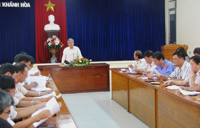 Giải quyết các vụ thi hành án phải nghiêm, nhanh, đúng luật