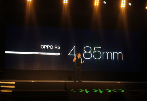 Oppo R5 ấn tượng với độ mỏng chỉ là 4,85 mm