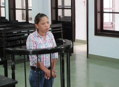 Bị cáo Võ Thị Thu Hiền