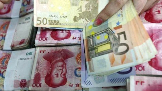 Hoán đổi trực tiếp giữa Euro và Nhân dân tệ