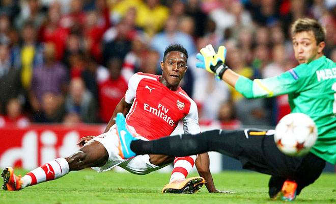 Arsenal đại thắng Galatasaray 4-1, Danny Welbeck đi vào lịch sử