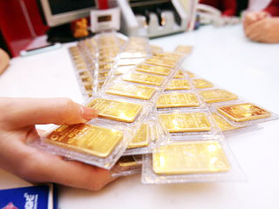Giá vàng tăng lên 35,77 triệu đồng/lượng