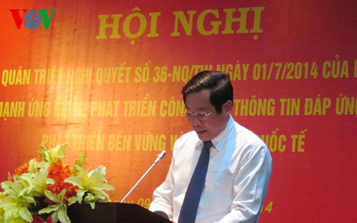 Bộ trưởng Nguyễn Bắc Son phát biểu tại hội nghị