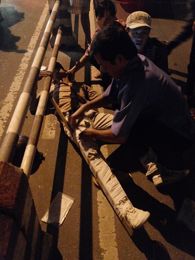 Nạn nhân chạy chiếc xe Wave