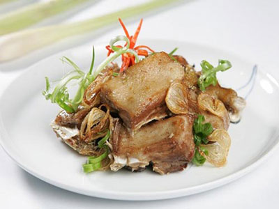 Thịt vịt rang muối