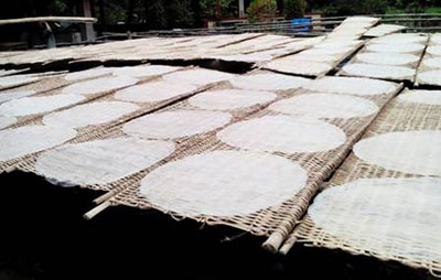 Bánh tráng vùng quê